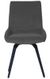 2 x Malcom Dark Grey Fabric Swivel Dining Chair