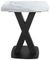 Vernal White Sintered Stone Lamp Table