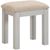 Wilmont Grey Painted Padded Dressing Stool