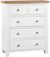 Lundy White Painted 2+3 Drawer Chest