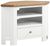 Lundy White Painted 90cm Corner TV Unit