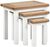 Lundy White Painted Nest of 3 Tables