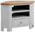 Lundy Grey Painted 90cm Corner TV Unit