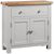 Lundy Grey Painted 80cm Compact 2 Door Sideboard