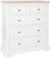 Cromwell White Painted 2+3 Drawer Chest