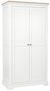Cromwell White Painted 2 Door Wardrobe