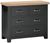 Wilmont Black Painted 2+2 Drawer Chest