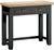 Wilmont Black Painted 2 Drawer Dressing Table