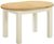 Lundy Ivory Painted 4-6 Seater Oval Extending Dining Table - 130cm-170cm