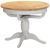 Lundy Grey Painted 2-4 Seater Round Extending Dining Table - Pedestal Base