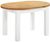 Lundy White Painted 4-6 Seater Oval Extending Dining Table - 130cm-170cm