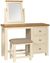 Lundy Ivory Painted 3 Drawer Dressing Table with Stool