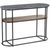 Buxton Grey Marble Oval Console Table