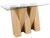 Newton Glass and Oak Effect Console Table