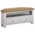 Lundy Grey Painted 105cm Corner TV Unit