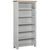 Lundy Grey Painted Tall Bookcase