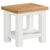 Lundy White Painted Lamp Table