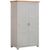 Wilmont Grey Painted 2 Door Hanging Wardrobe