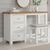 Lundy White Painted 3 Drawer Single Dressing Table with Stool