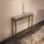 Kubo Marble Console Table with Brass Base - Variation Available