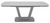 Vida Living Lazzaro 120cm-160cm Light Grey Matt Extending Dining Table