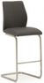 2 x Vida Living Irma Grey Faux Leather Barstool