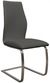 2 x Vida Living Irma Grey Faux Leather Dining Chair
