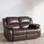London Brown Leather 2 Seater Recliner Sofa