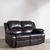 London Burgundy Leather 2 Seater Recliner Sofa