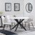 Novara White Ceramic 4 Seater Round Dining Set - 4 Corona Beige Fabric Dining Chair