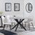 Novara Grey Ceramic 4 Seater Round Dining Set - 4 Corona Beige Fabric Dining Chair