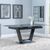 Alpha 6-8 Seater Black Ceramic Extending Dining Table - 140cm-180cm