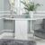Turin White Marble Console Table