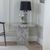 Turin Grey Marble Square Lamp Table