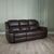 Bentley Brown Leather 3 Seater Recliner Sofa