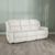 Bentley Cream Leather 3 Seater Recliner Sofa