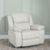 Bentley Cream Leather Recliner Armchair