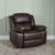 Bentley Brown Leather Recliner Armchair