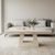Milan Travertine Beige Engineered Marble Coffee Table