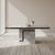 Venice Armani Grey Engineered Marble 6 Seater Dining Table - Sizes Available