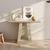 Milan Travertine Beige Engineered Marble Console Table