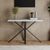 Ezra Grey Console Table with Black Spider Legs