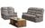 Windsor Latte Fabric 3+2 Recliner Sofa Suite