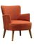 Keira Sunburnt Orange Fabric Armchair