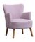 Keira Violet Fabric Armchair