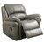 Farnham Grey Leather Recliner Armchair