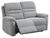 Belford Grey Fabric 2 Seater Recliner Sofa
