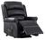 Windsor Lift and Tilt Black Leather Recliner Armchair