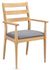 2 x Orlando Oak Carver Dining Armchair