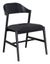 2 x Carrington Black Oak Dining Chair